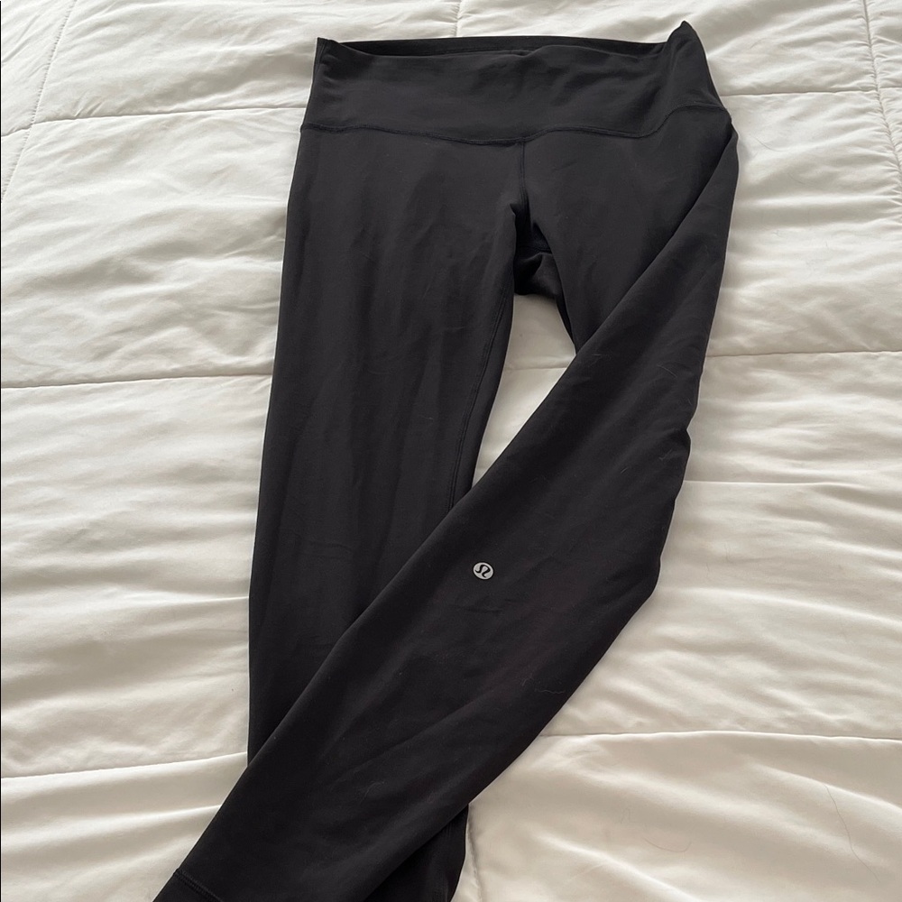 Lululemon Wunder Train Black High-Waisted Leggings - Picture 2 of 2